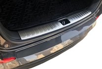 Hyundai Tucson TL 2016–2021 Bagagerumströskelskydd bak OmsaLine (rostfritt stål) foto 1