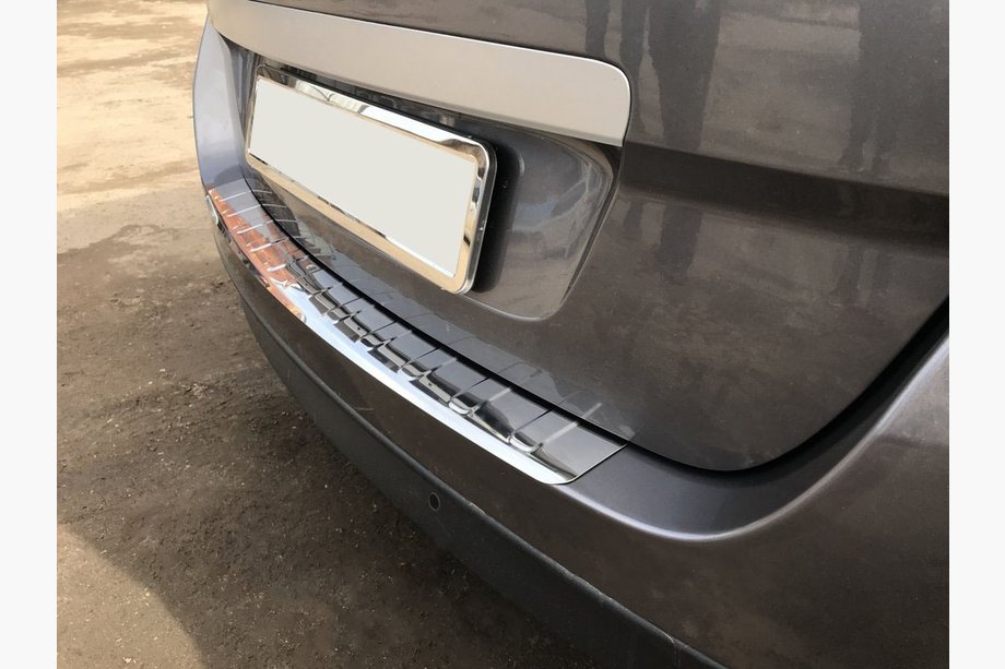 Renault Scenic/Grand 2009–2016 Bakre stötfångarskydd Carmos (Grand, rostfritt stål) Image