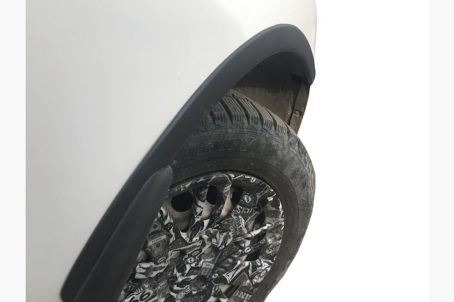Fiat Doblo I 2005–2010 Hjulhuslister (4 st, svarta) Image