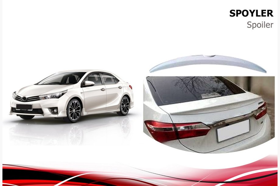 Toyota Corolla 2013–2019 Spoiler Niken (för lackering) Image