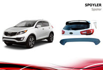 Kia Sportage 2010–2015 Spoiler Niken (för lackering) foto 1