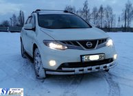Nissan Murano 2008–2014 Främre frontbåge ST015 (rostfritt) foto 2