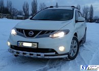 Nissan Murano 2008–2014 Främre frontbåge ST015 (rostfritt) foto 4