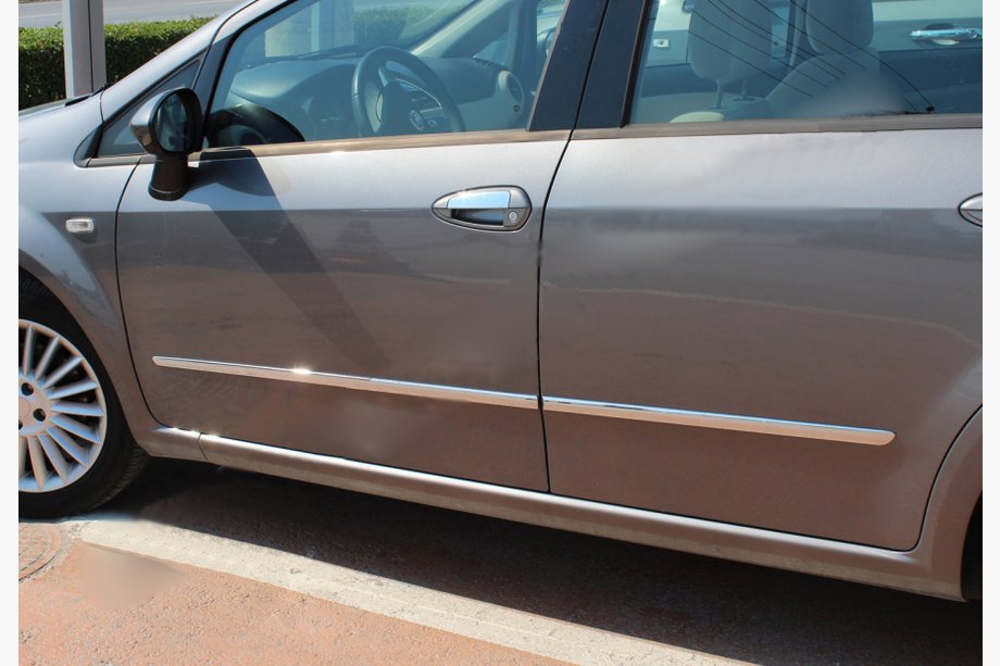 Fiat Linea 2006–2018 Dörrlister (4 st, rostfritt stål) Image