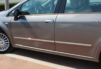 Fiat Linea 2006–2018 Dörrlister (4 st, rostfritt stål) foto 1