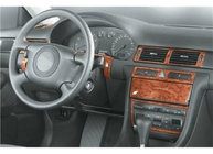 Audi A6 C5 1997–2001 Instrumentpanellister Aluminium foto 5