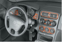 Alfa Romeo Spider/GTV 1995–2005 Instrumentpanelsdekor Aluminium foto 4