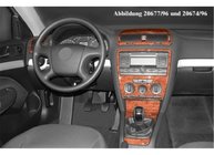 Skoda Octavia II A5 2006–2010 Interiörlister Kolfiber foto 4