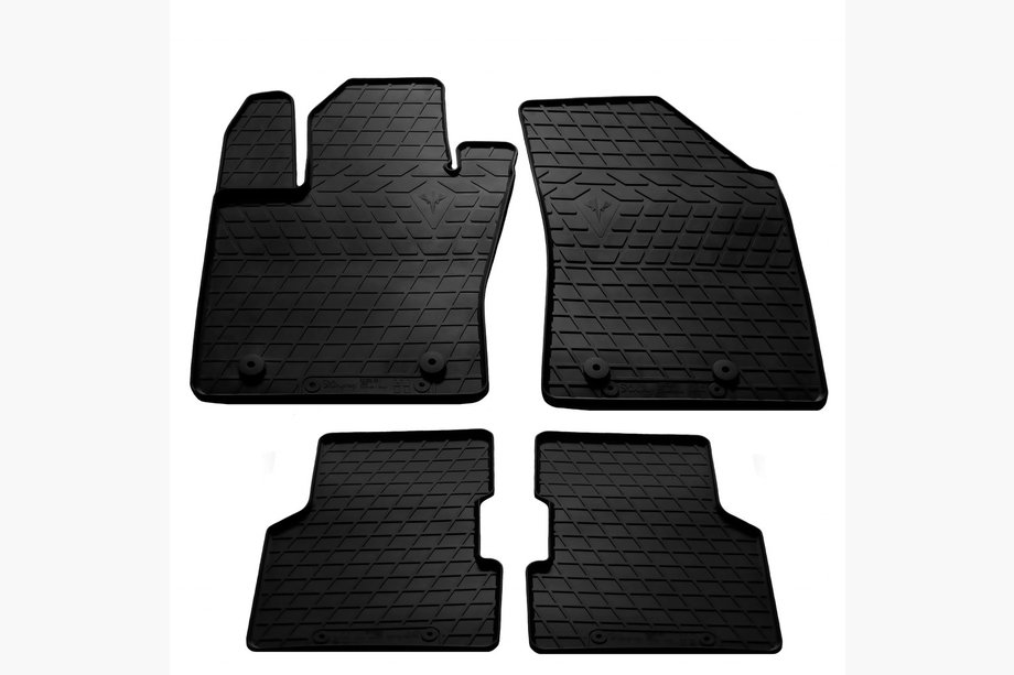 Jeep Compass 2016– Gummimattor till kupén (4 st, Stingray Premium) Image