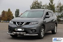 Nissan X-trail T32/Rogue 2014–2021 Främre skyddsbåge ST009-15 (rostfritt stål) foto 2