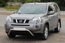 Nissan X-trail T31 2007–2014 Främre frontbåge WT007 (rostfritt stål) foto 1