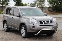 Nissan X-trail T31 2007–2014 Främre frontbåge WT007 (rostfritt stål) foto 3
