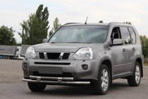 Nissan X-trail T31 2007–2014 Frontbåge ST015/2 (rostfritt) foto 2
