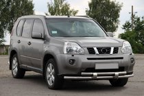 Nissan X-trail T31 2007–2014 Frontbåge ST015/2 (rostfritt) foto 1