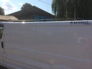 Opel Vivaro 2001–2015 Svarta takrails Lång, plastfästen foto 9