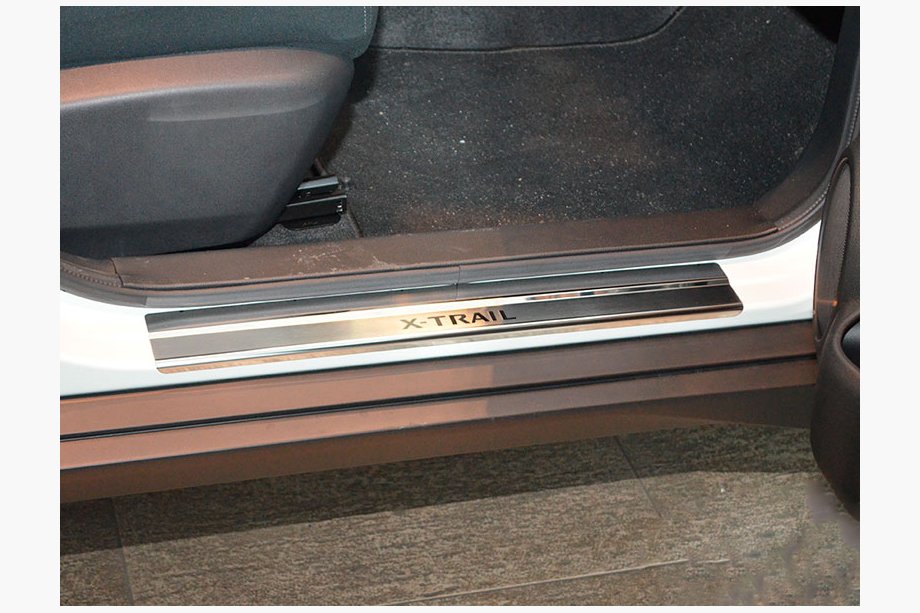 Nissan X-trail T32/Rogue 2014–2021 Instegslister Nataniko (4 st, rostfritt stål) Image