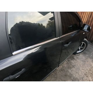 Fönsterlister (4 st, rostfritt) Nissan Note 2004–2012 foto 1