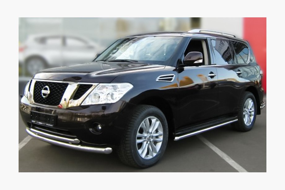 Nissan Pathfinder R51 2005–2014 Dubbel frontbåge (rostfritt stål) Image