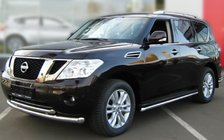 Nissan Pathfinder R51 2005–2014 Dubbel frontbåge (rostfritt stål) foto 1