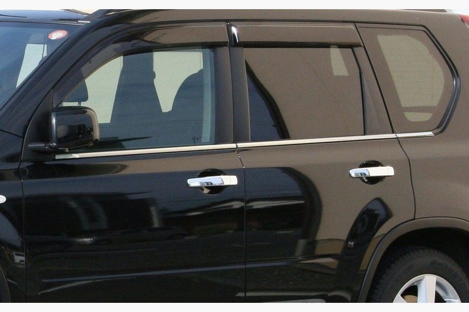 Nissan X-trail T31 2007–2014 Yttre fönsterlister (rostfritt stål) Carmos - turkiskt stål Image