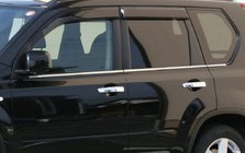 Nissan X-trail T31 2007–2014 Yttre fönsterlister (rostfritt stål) Carmos - turkiskt stål foto 1