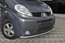 Opel Vivaro 2001–2015 Främre skyddsbåge ST008 (rostfritt) foto 3