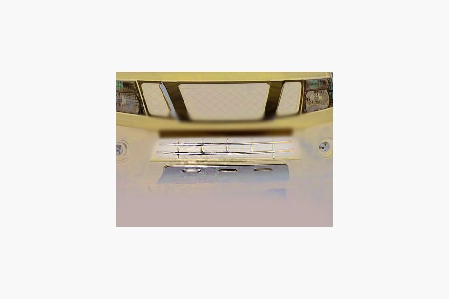 Nissan Navara 2006–2015 Stötfångargaller (rostfritt) Image