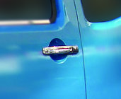 Nissan Navara 2006–2015 Dörrhandtagskåpor (4 st, rostfritt stål) foto 2