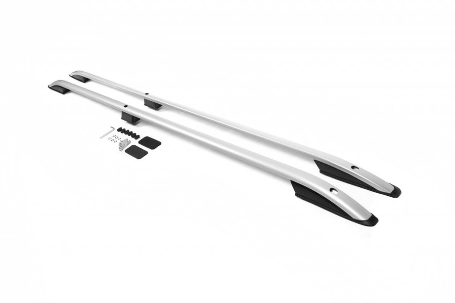 Ford Custom 2013–2022 Takrails Skyport (2 st, matt grå) Image