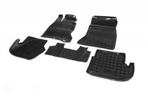 BMW 5-serien F10/F11 2010–2016 Gummimattor med kant 2013-2016 (Autogumm) foto 2