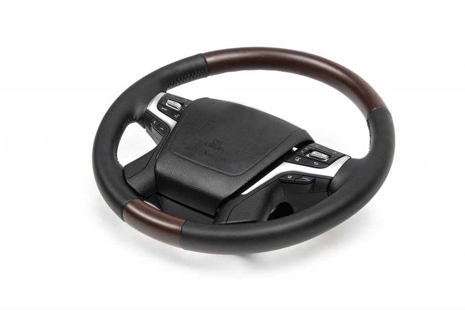 Toyota Land Cruiser 200 2007–2021 Komplett ratt (mörkt trä) Image