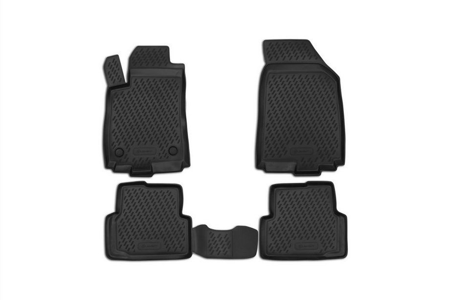 Chevrolet Aveo T300 2011–2020 Gummimattor till kupén (4 st, Novline) Image
