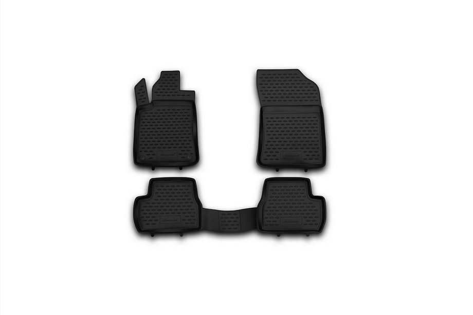 Citroen C-1 2005–2014 (2010↗) Gummimattor till kupén (4 st, Novline) Foto 1