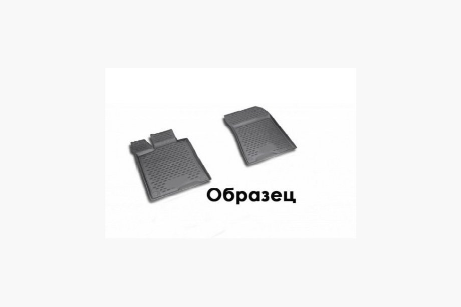 Ford Custom 2013–2022 3D gummimattor till kupén (2 st, Novline) 1+1 seats Image