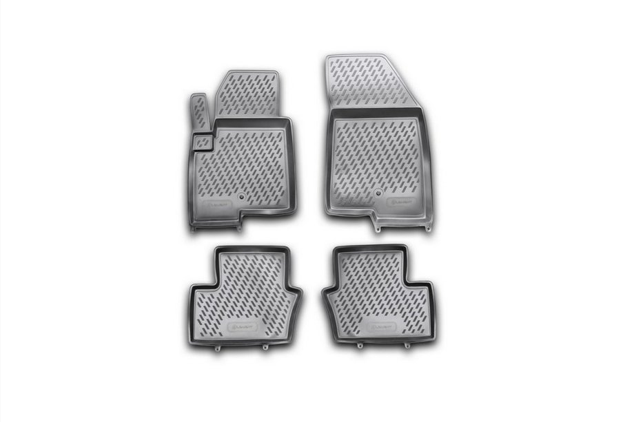 Jeep Compass 2006–2016 (2011-2016) Gummimattor till kupén (4 st, Novline) New Image