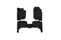 Mitsubishi L200 2015–2024 3D-gummimattor för kupén (4 st, Novline) foto 1