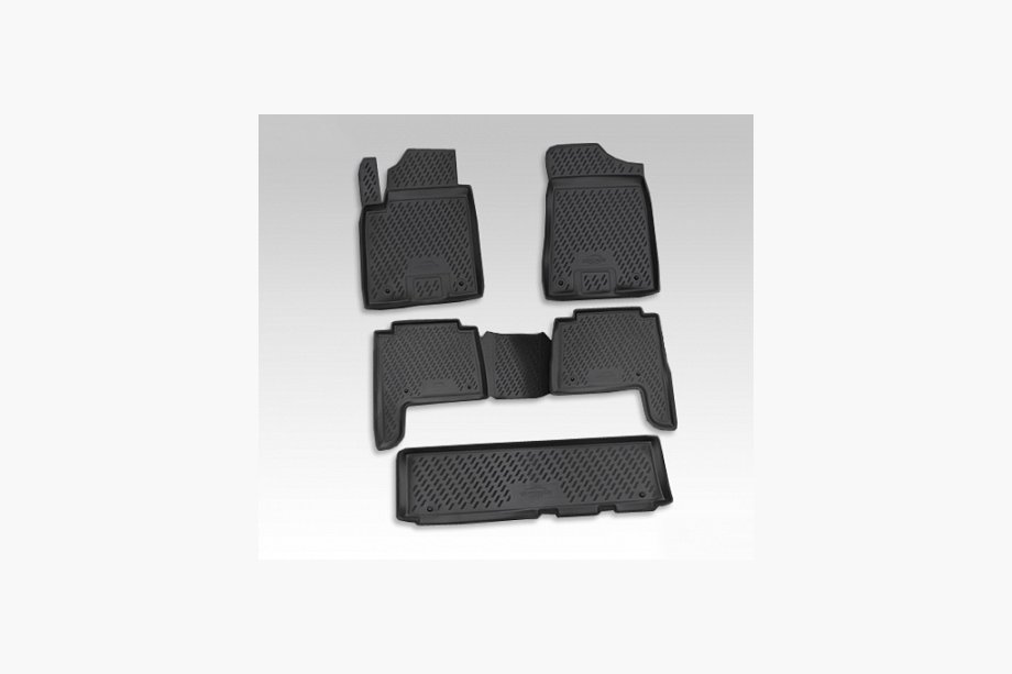 Nissan Patrol Y62 2010–2024 Gummimattor för kupén (5 st, Novline) Image