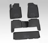 Nissan Patrol Y62 2010–2024 Gummimattor för kupén (5 st, Novline) foto 1