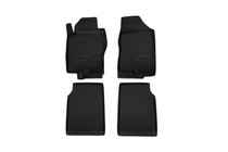 Nissan Navara 2006–2015 (2010-2015) Gummimattor till kupén (4 st, Novline) foto 1