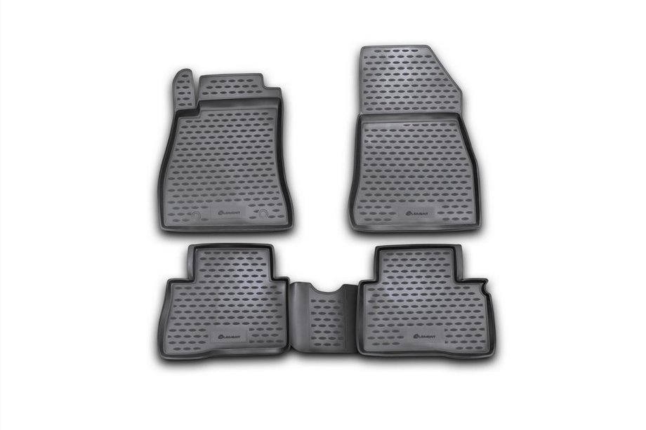 Nissan Juke 2010–2019 Gummimattor till kupén (fäste R/N) (4 st, Novline) Image