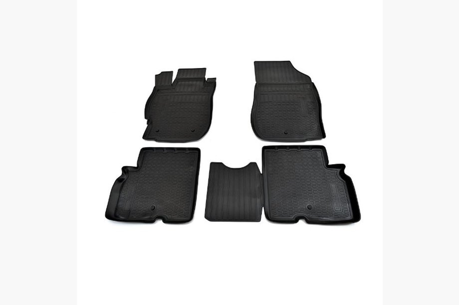 Nissan Almera N17 2012–2018 Gummimattor till kupén (4 st, Novline) Image