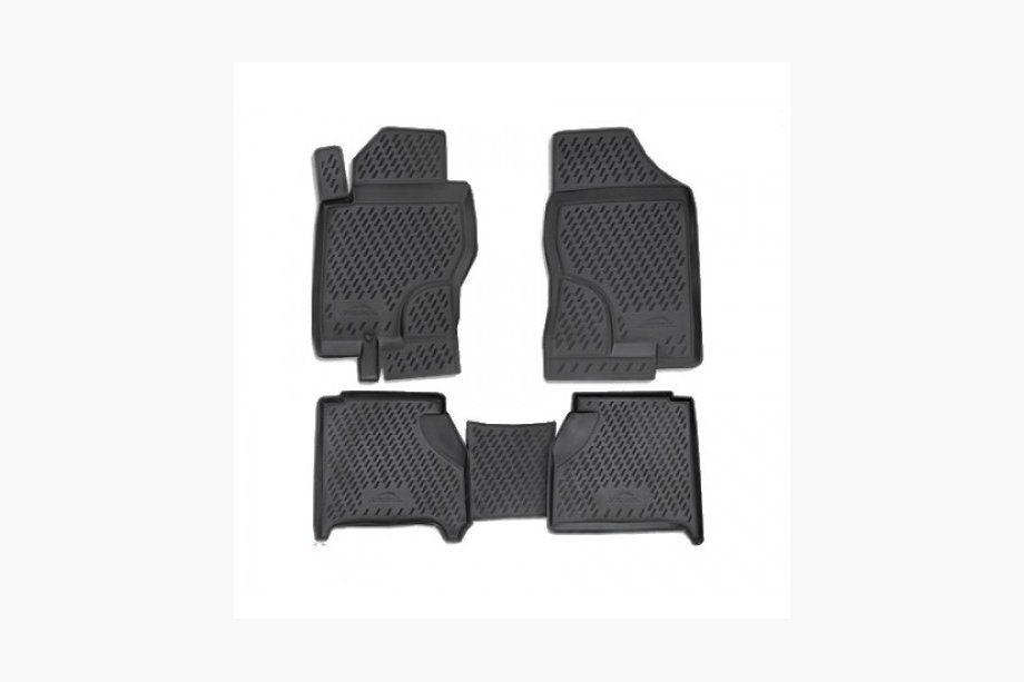 Nissan Pathfinder R51 2005–2014 (2010-2014) Gummimattor till kupén (4 st, Novline) Image