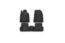 Peugeot 407 2004–2011 Gummimattor till kupén (4 st, Novline) foto 1