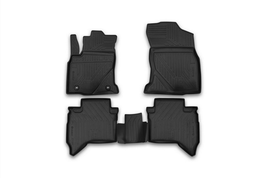 Toyota Hilux 2015– Gummimattor till kupén (4 st, Novline) Image
