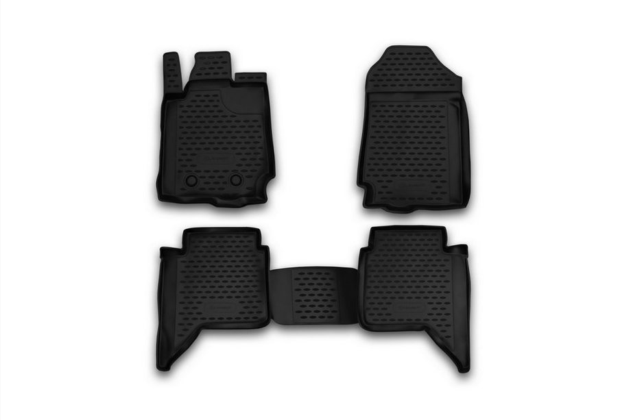 Ford Ranger 2011–2022 Gummimattor för kupén (4 st, Novline) 4D Image