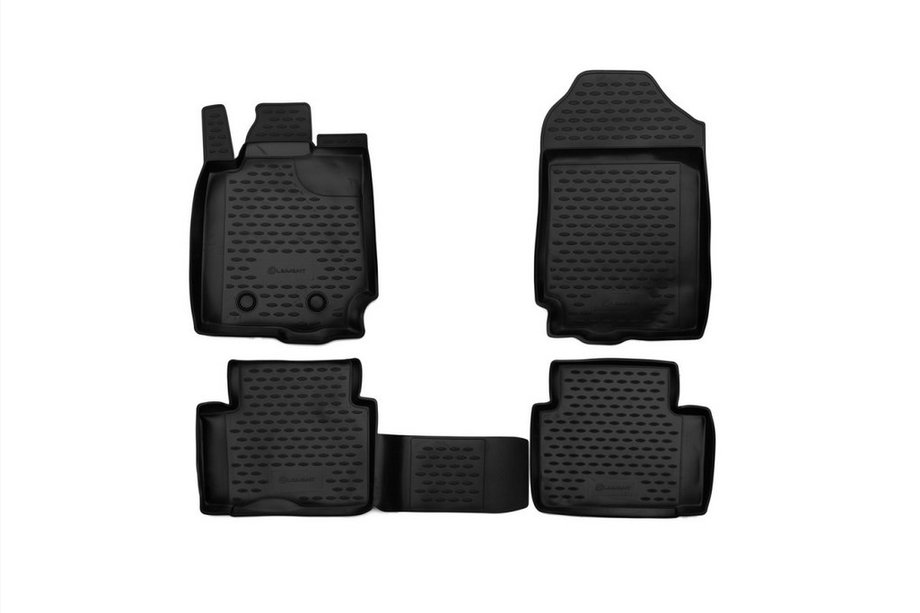 Ford Ranger 2011–2022 Gummimattor för kupén (4 st, Novline) 2D Image