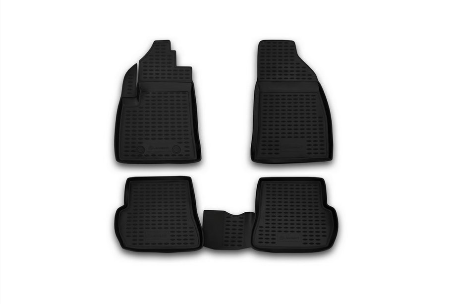 Ford Fiesta 2002–2008 Gummimattor till kupén (4 st, Novline) Variant 2 Image