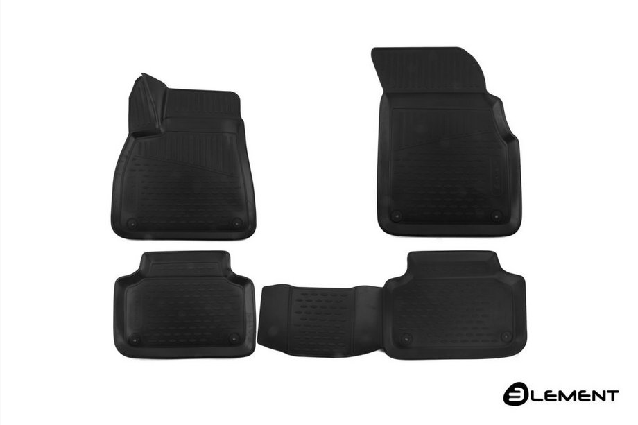 Audi Q7 2015–2026 3D-gummimattor för kupén (4 st, Novline) Image