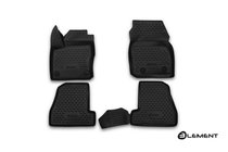Ford Focus III 2011–2017 (2015↗) 3D gummimattor för kupén (4 st, Novline) foto 1