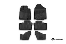 Honda Pilot 2015–2022 3D gummimattor för kupén (6 st, Novline) foto 1